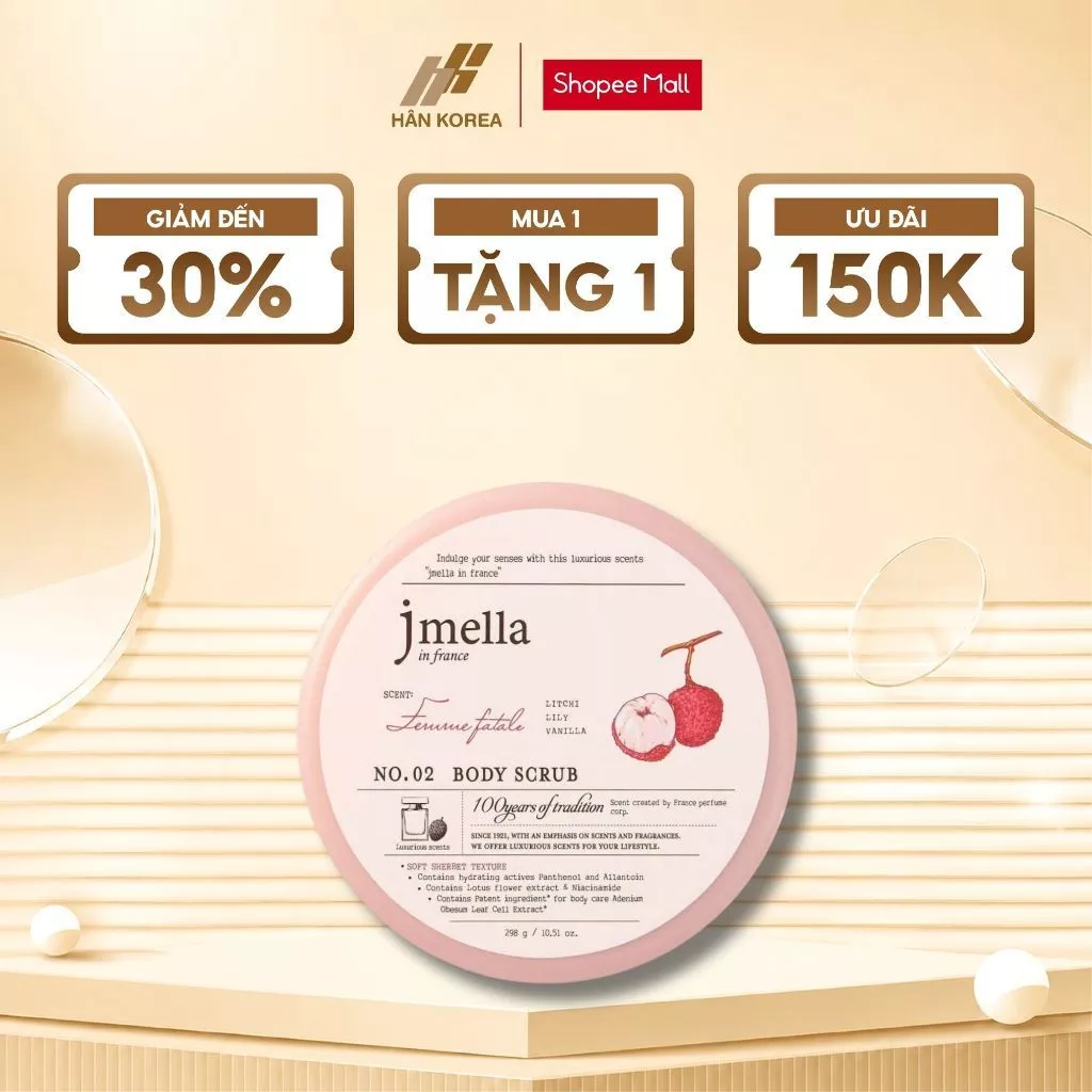 Tẩy Da Chết Body Jmella in France Body Scub No.02 298g - C482