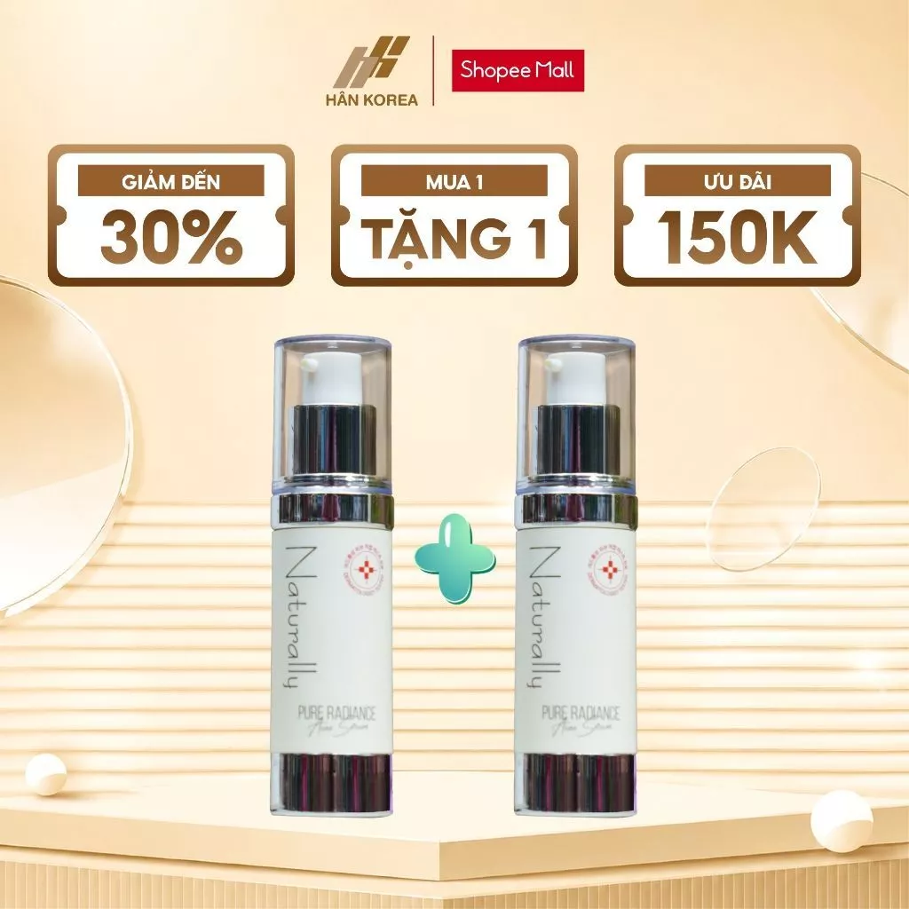 COMBO 2 Chai Serum Phục Hồi, Sáng Da Naturally 30ml, Tinh Chất Mờ Thâm, Kiềm Dầu Dành Cho Da Mụn - B111