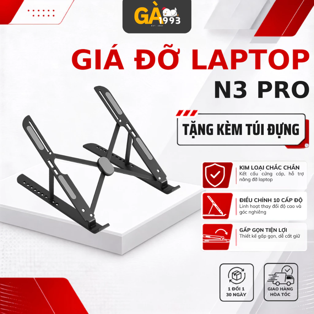 Chân kê Laptop 14/15/16/17 inch ,giá đỡ laptop hợp kim nhôm điều chỉnh nhiều cấp độ đa dạng mẫu mã