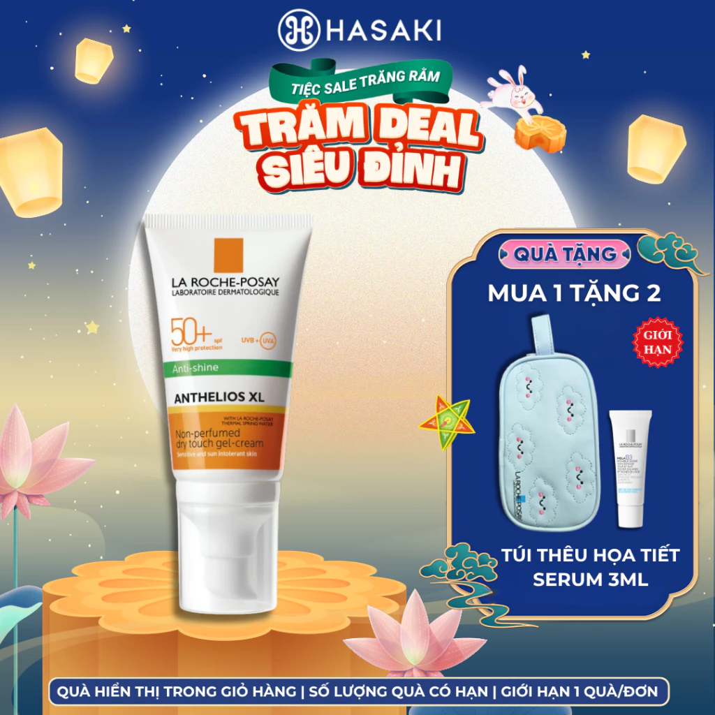 [DAILY] Kem Chống Nắng La Roche-Posay Kiểm Soát Dầu SPF50+ 50ml Anthelios XL SPF 50+ PA++++ Hasaki