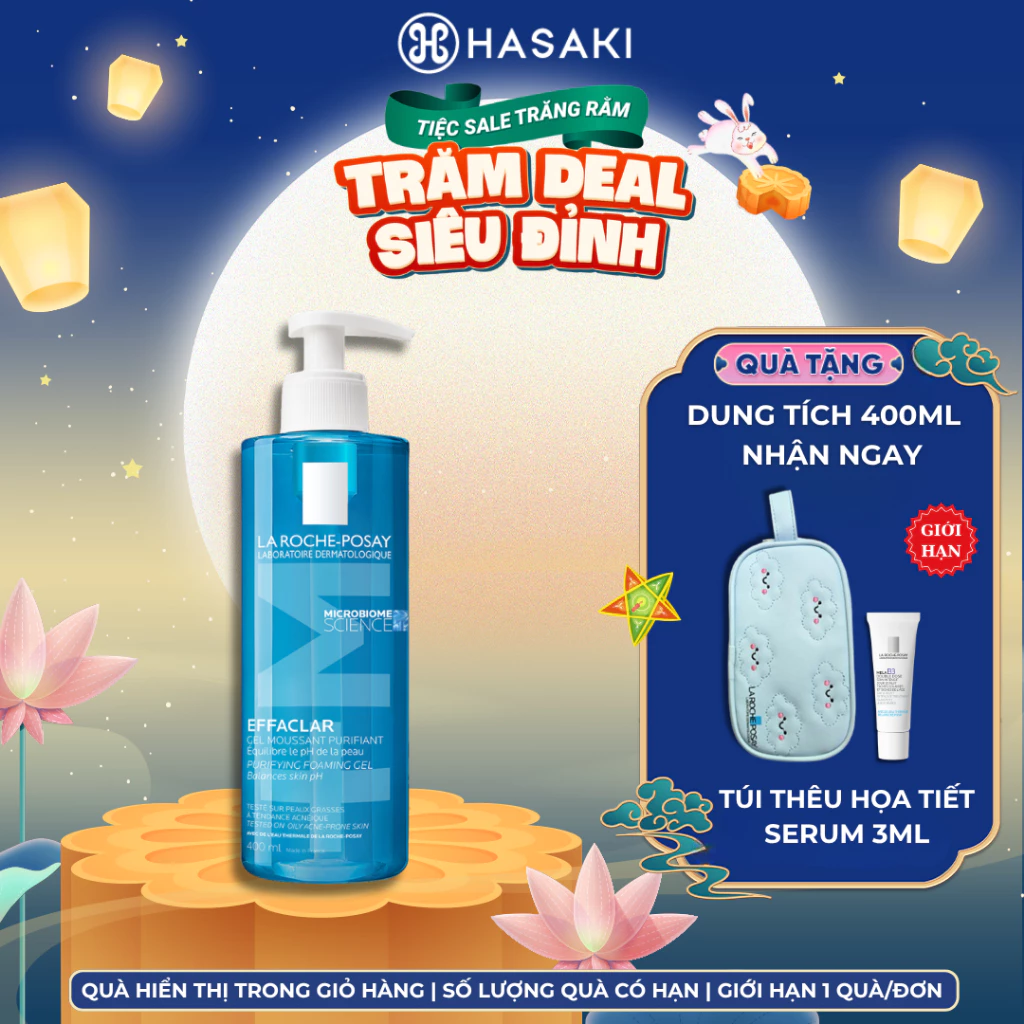 [DAILY] Gel Rửa Mặt La Roche Posay Cho Da Dầu & Nhạy Cảm Hasaki Sản Phẩm Chính Hãng