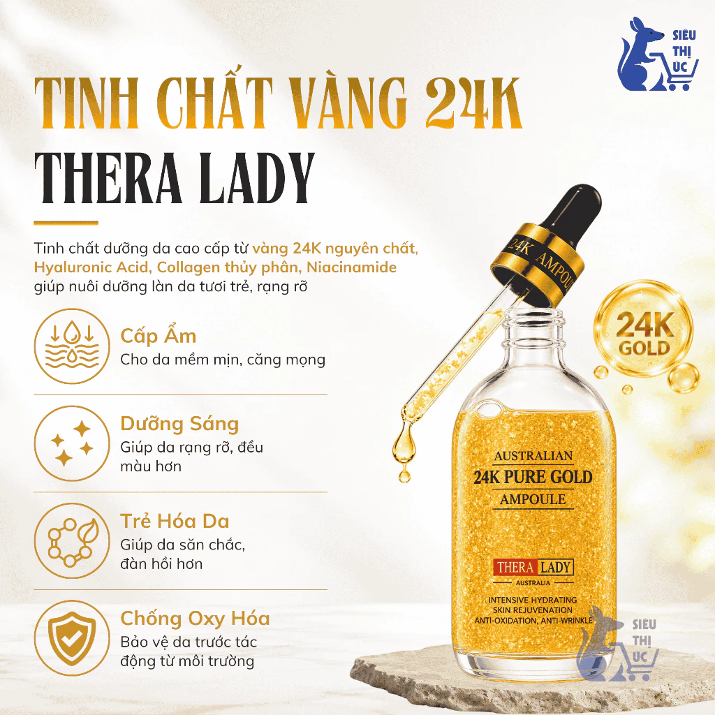 Tinh Chất Vàng 24K 100ml - Hàng Úc