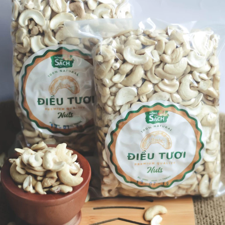 500g Hạt điều tươi vỡ sạch Bình Phước