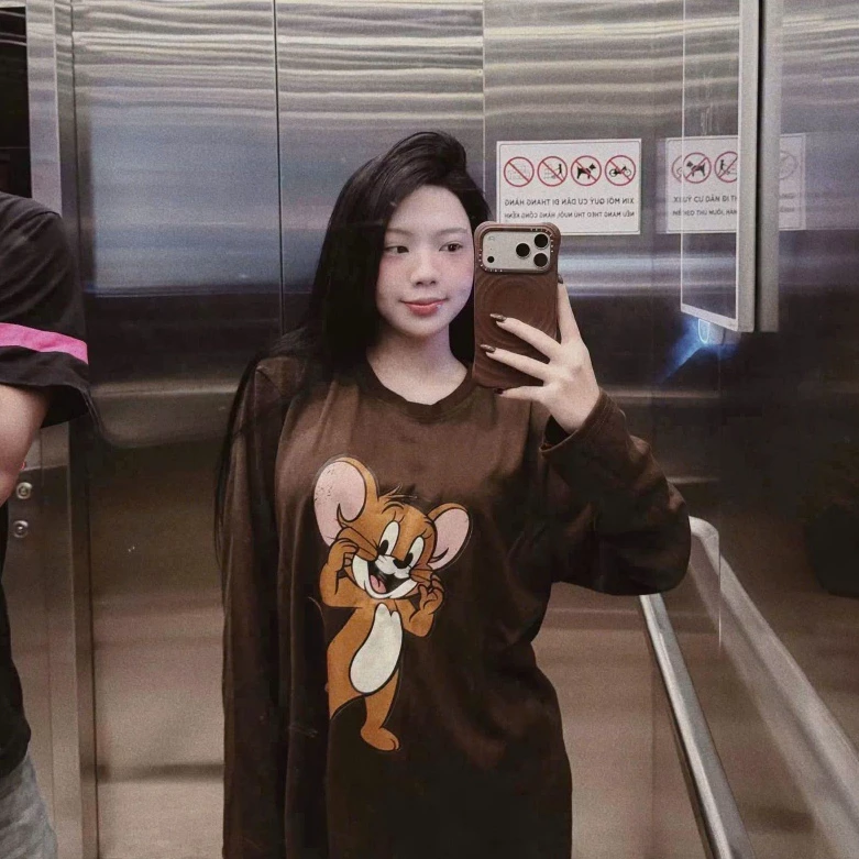 (Hàng QC) Áo Phông Giấy Dài Tay Jery Form Rộng - Dài 66cm