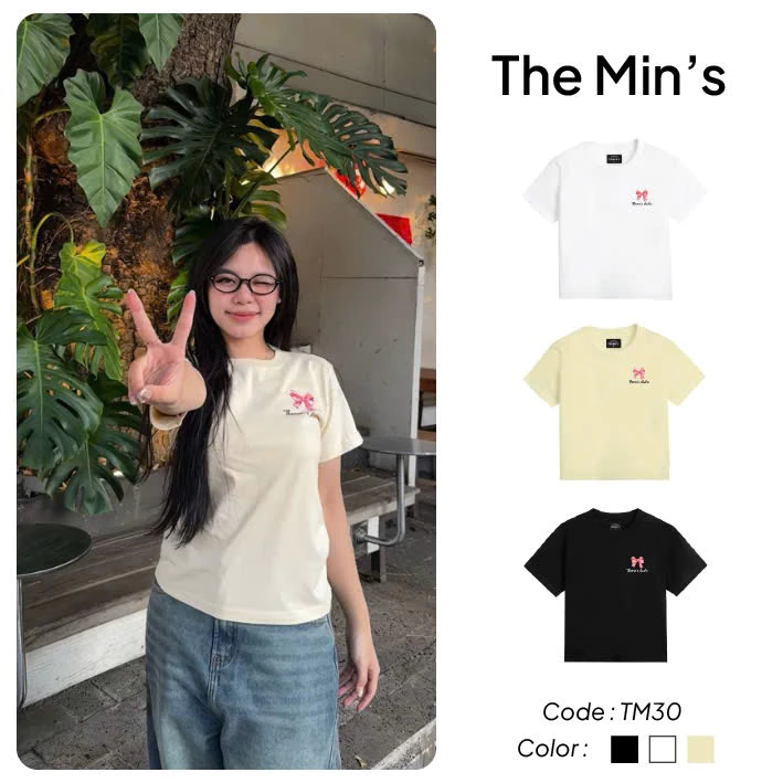 Áo Thun Local Brand Baby Tee The Min's The Coquette Tee TM30 Vải Cotton 100%