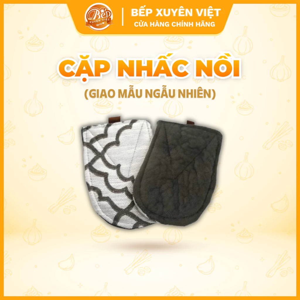 [QUÀ TẶNG] Cặp Nhấc Nồi 2 Miếng Dày Dặn Cầm Chắc Tay Chịu Nhiệt Tốt