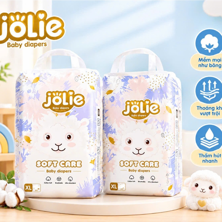Combo 100 bỉm quần JOLIE ( 2 bịch ) đủ size từ M - L - XL - XXL - XXXL - XXXXL…