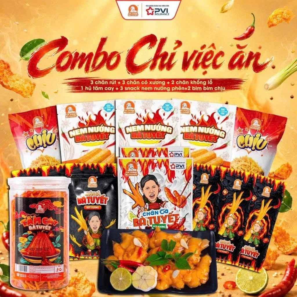 Combo Chỉ Việc Ăn - Ăn Cùng Bà Tuyết M23