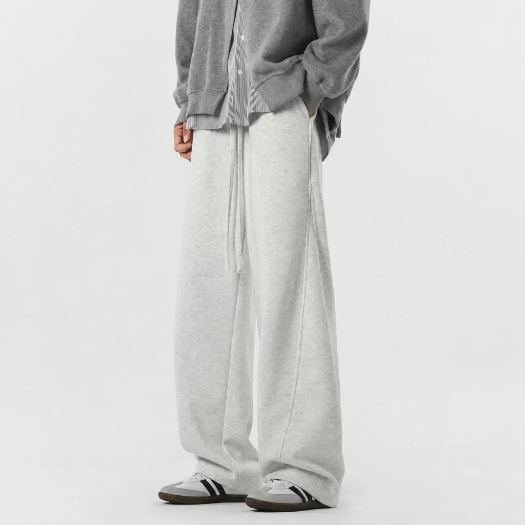 Quần Nỉ Ống Rộng Nam Nữ FKZ Unisex WIDE LEG Chất Nỉ 2 Da, Quần Dài Dây Rút Phong Cách Basic