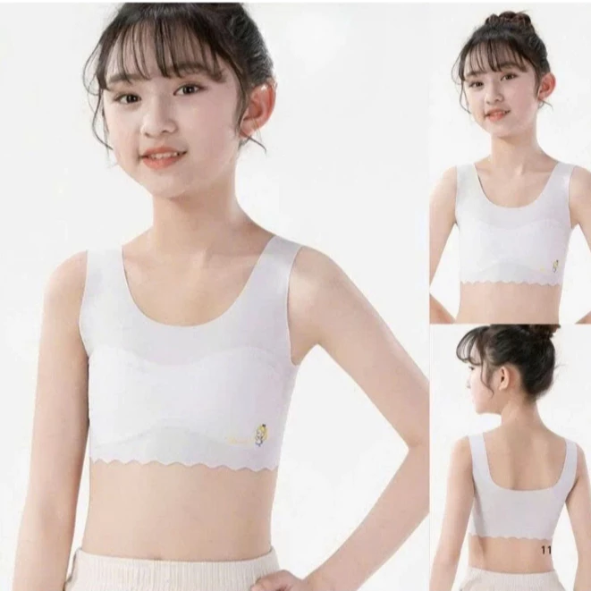 Combo 4 Áo Lót Lá Cho Bé Từ 20-52kg Có Lót Mỏng, Áo Lót Học Sinh Không Đường May Thoáng Mát Mặc Dễ Chịu Bra2234