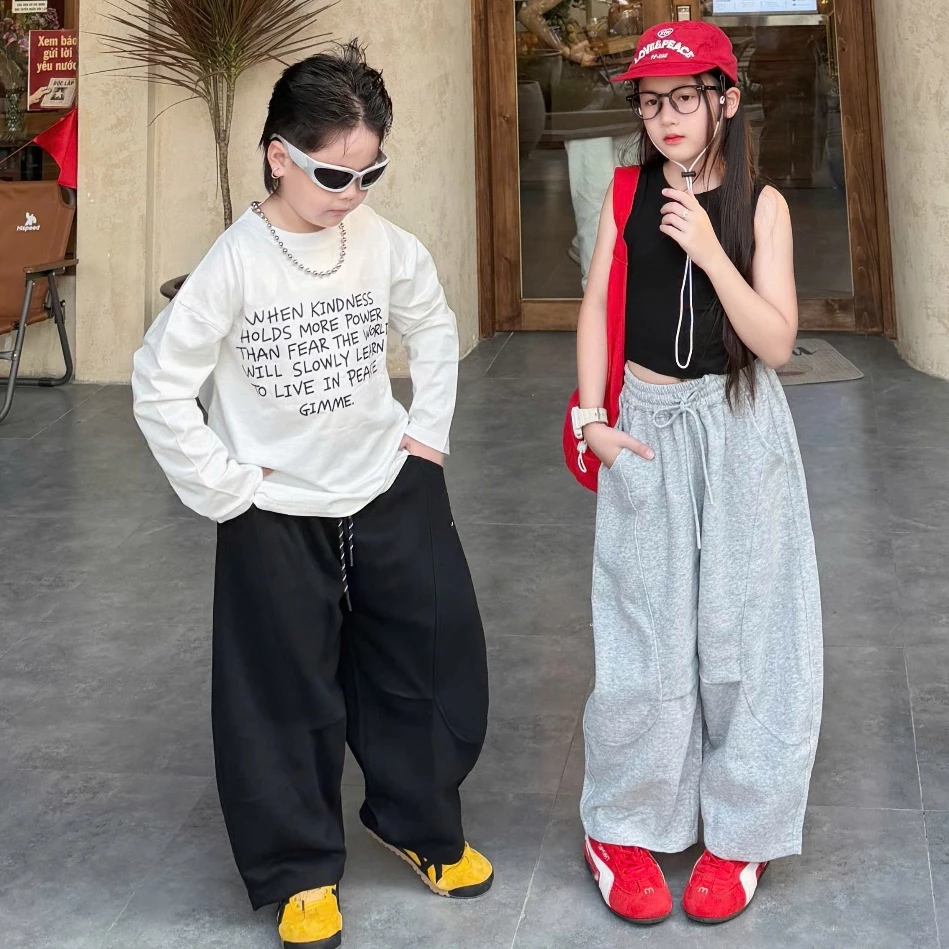 (CHỌN THEO CHIỀU CAO) QUẦN NỈ 2 DA CHO BÉ TRAI VÀ BÉ GÁI BOBONTKIDS,KIỂU DÁNG BASIC DỄ PHỐI ĐỒ B00125 SIZE 18-50KG