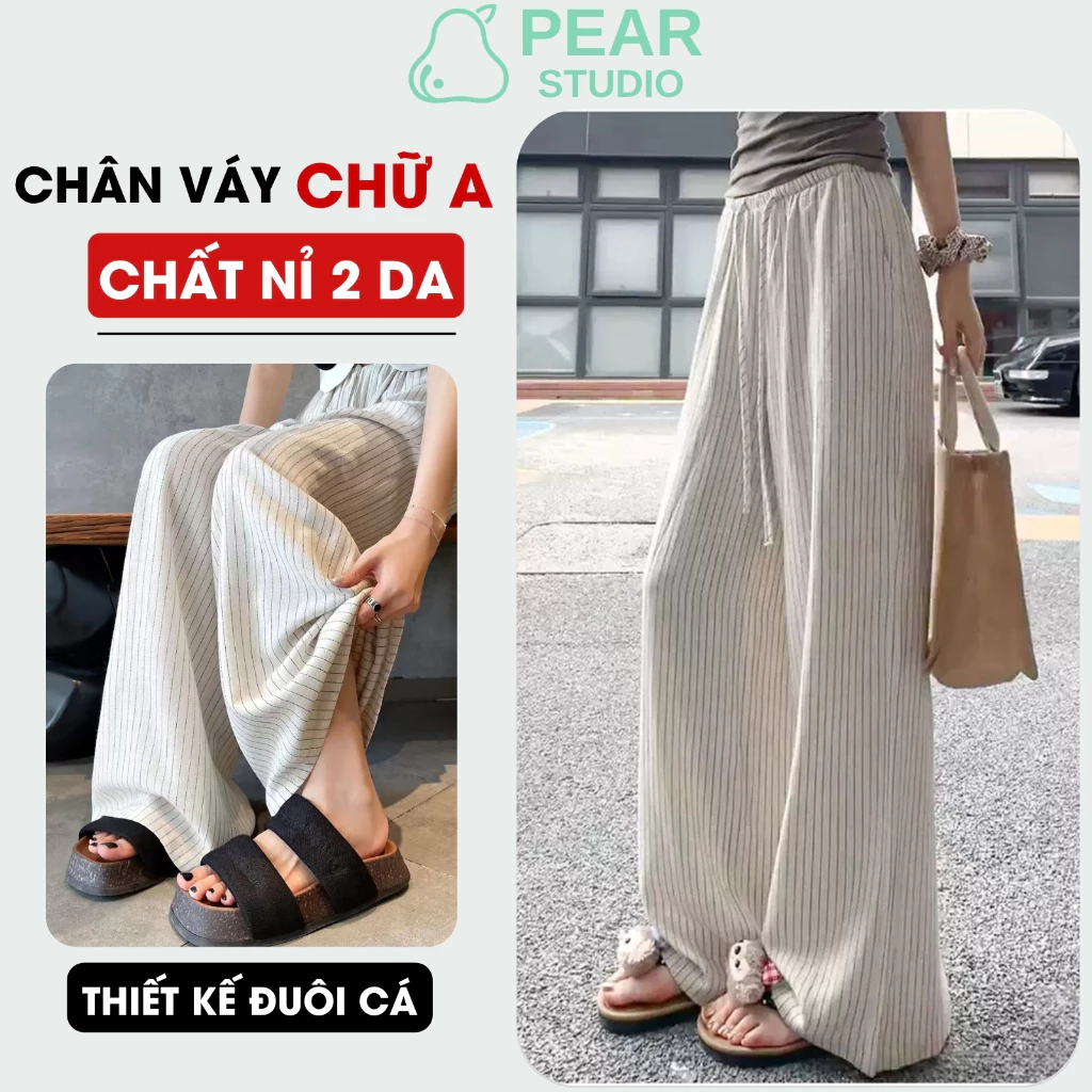 [ DEAL SỐC ] Quần Ống Rộng Nữ Lưng Cao Tôn Dáng, Quần Dài Nữ Dáng Suông Chất Vải Mềm Mịn Thoáng Mát Q304