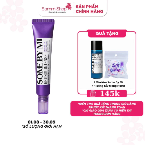 Some By Mi Kem dưỡng mắt Retinol Intense Advanced Triple Action Eye Cream 30ml