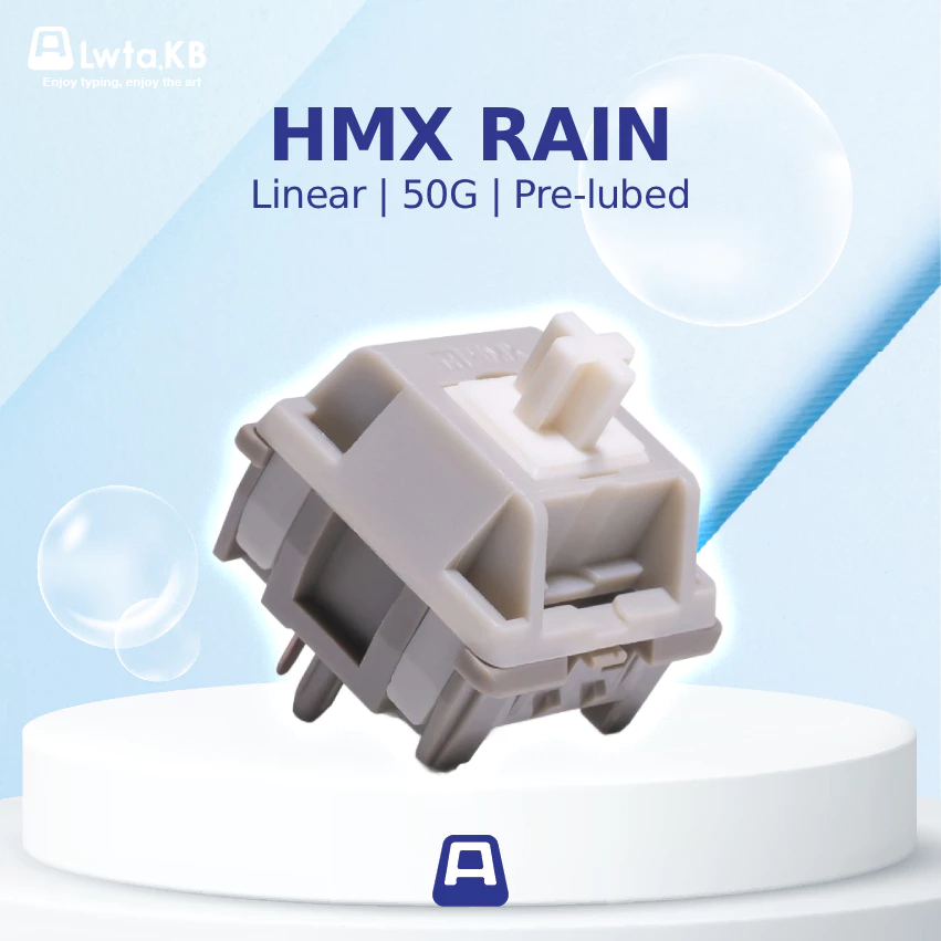 HMX Rain | Switch Rain Linear | 50G | 5 Pin dùng cho bàn phím cơ