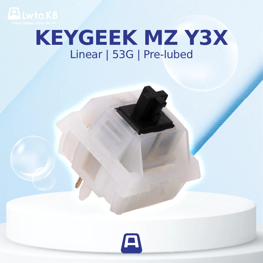 Keygeek MZ Y3x | Switch Y3x Linear | 53G | 5 Pin dùng cho bàn phím cơ