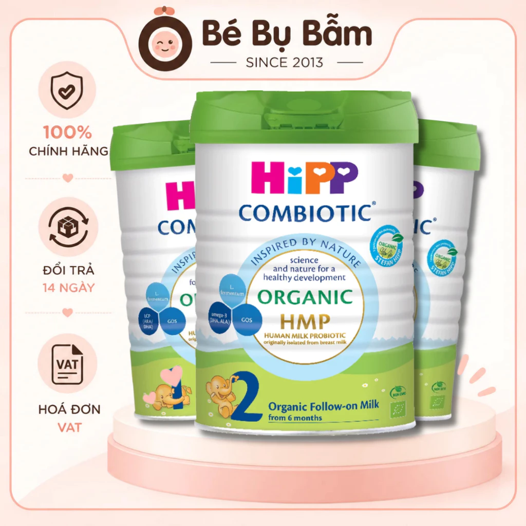 ❤️ [DATE MỚI] Sữa Bột HiPP Organic Combiotic Đức Chính Hãng, có tem nhãn phụ, số 1, 2, 3, 4