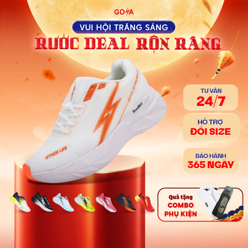 Giày Thể Thao Chạy Bộ Nam Nữ GOYA STRIDES 3 Năm 2026 11 - Siêu êm, thoáng khí, thiết kế năng động