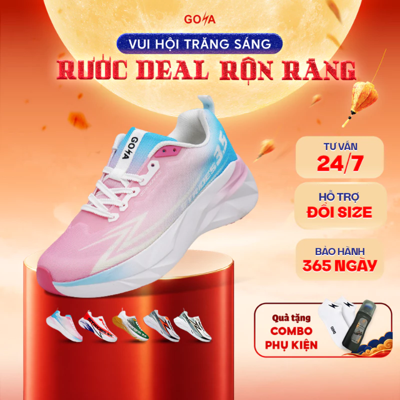 [MỚI] Giày Thể Thao Chạy Bộ Nam Nữ GOYA STRIDES 3.5 Năm 2026 -  Êm Ái Vượt Trội, Thoáng Khí 1