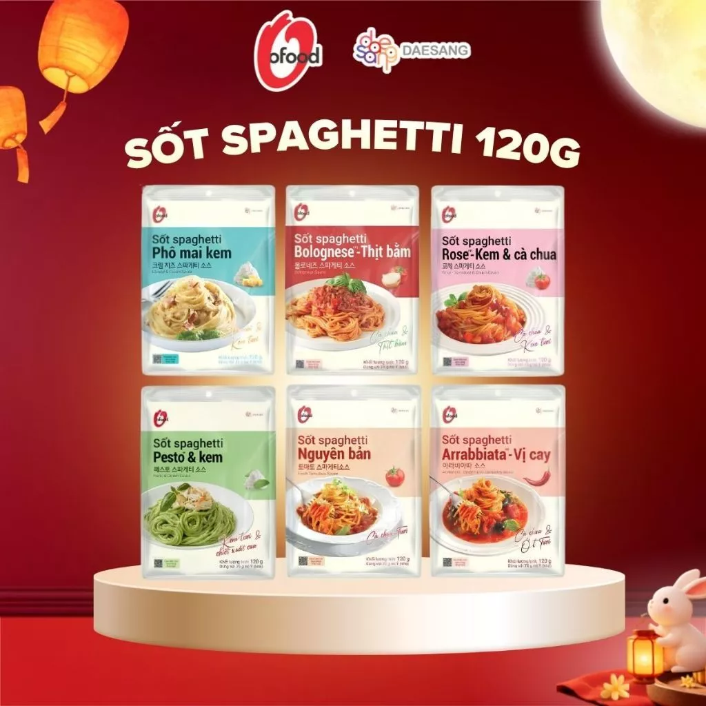 Sốt Spaghetti O'Food gói 120g