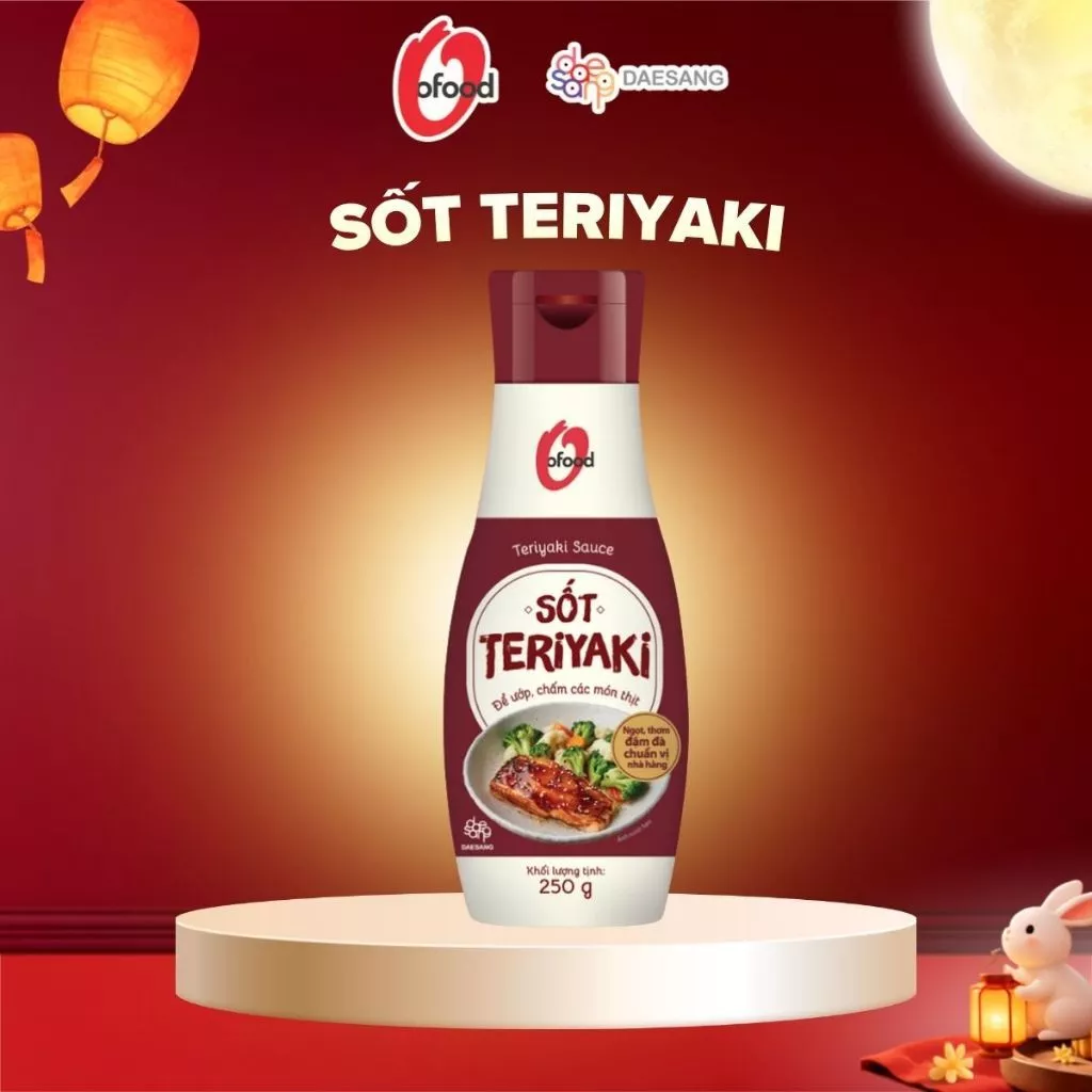 [O'FOOD VN] -  SỐT TERIYAKI HOÀN CHỈNH O'FOOD CHAI 250G