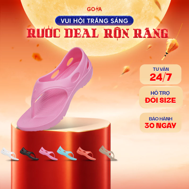 Dép Chạy Bộ Sandal Plus GOYA - Công Nghệ Đệm SkyBoune™ Thấu Quang Siêu Nhẹ