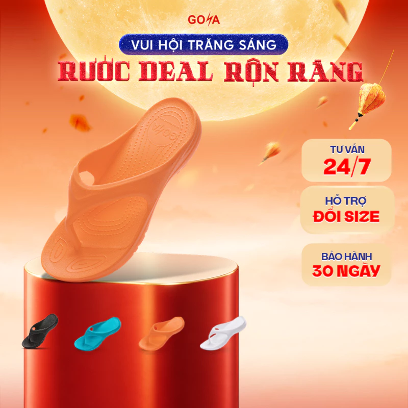[SVIP] Dép thể thao chạy bộ Goya Flip GF23 full màu - Siêu nhẹ, siêu êm, thoáng khí, chống trơn