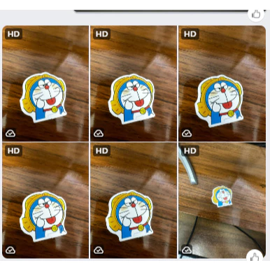 stiker chỉ tặng không bán