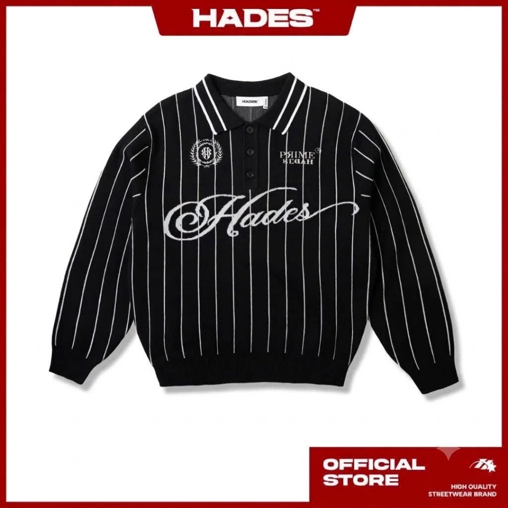HADES CLASSIC POLO KNIT - ĐEN - HADES Brand Chính Hãng
