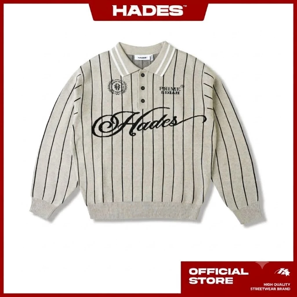 HADES CLASSIC POLO KNIT - XÁM - HADES Brand Chính Hãng
