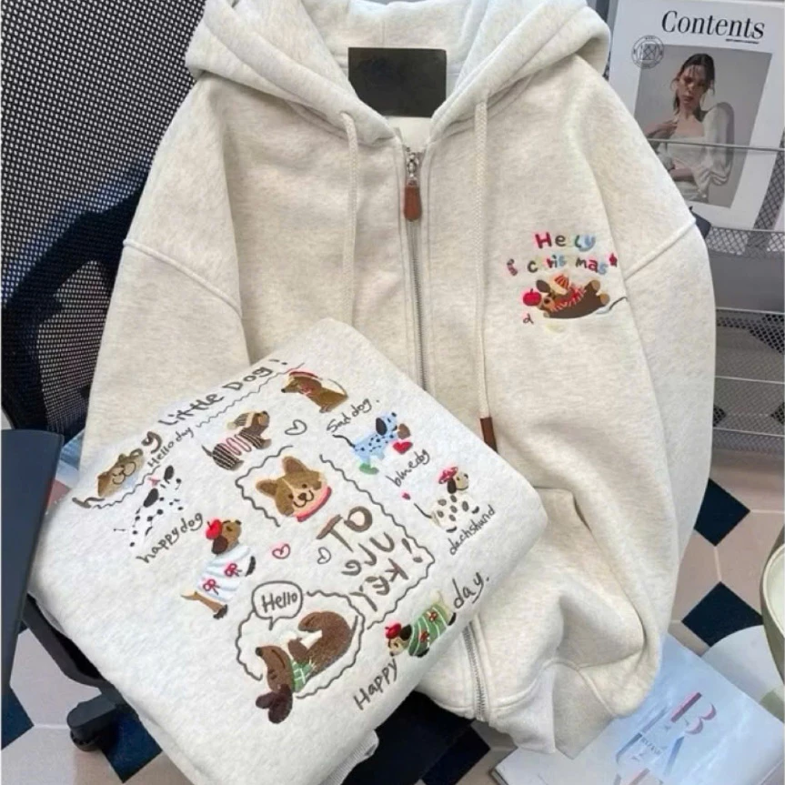 Ao Khoác Hoodie ZIP Nam Nữ Họa Tiết Hình In 5D Sắc Nét Đáng Yêu- Chất Nỉ Chân Cua Âm Ap Dày Dặn