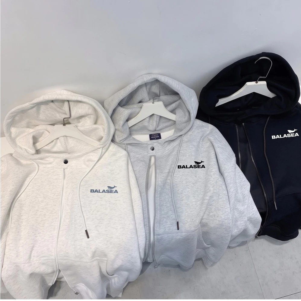 [ NỈ BÔNG KHÔNG XÙ ] Áo Khoác Hoodie Zip Boxy Tay Dơi, Chất Liệu Nỉ Bông Mềm Mịn dày dặn ấm áp, from rộng dễ phối đồ