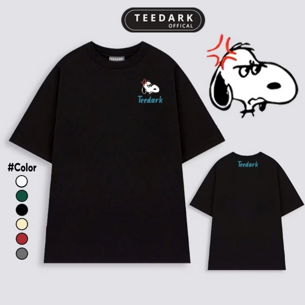 Ao Thun Nam Nữ Họa Tiết Unisex Trước Ngực Đáng Yêu Form Dáng Thời Trang Dày Dặn