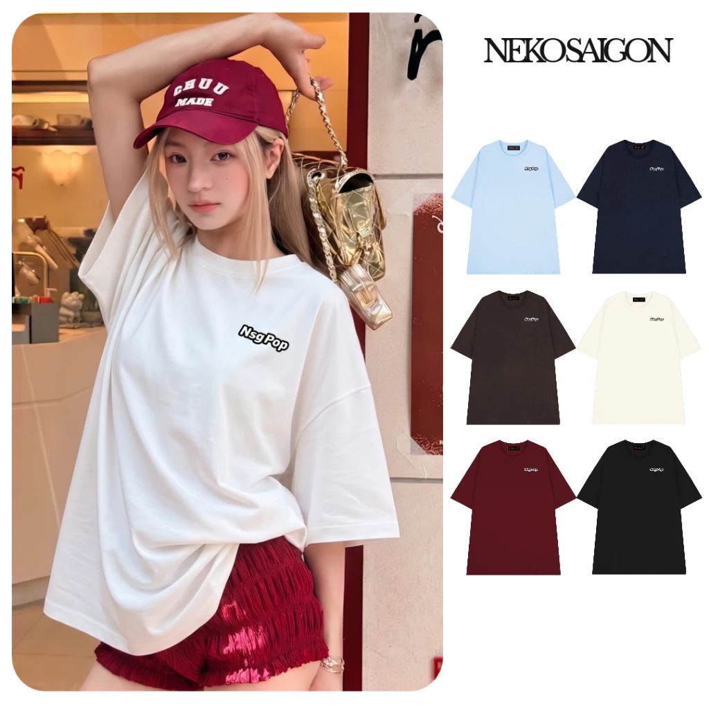 Áo thun oversize form rộng nam nữ Unisex NEKO.SG ATL638
