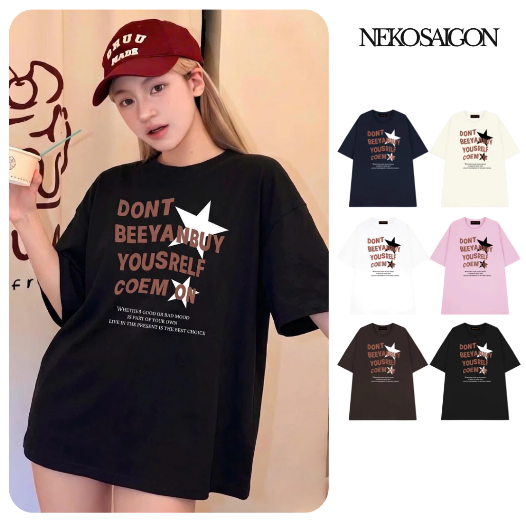 Áo thun oversize form rộng nam nữ Unisex NEKO.SG ATL637