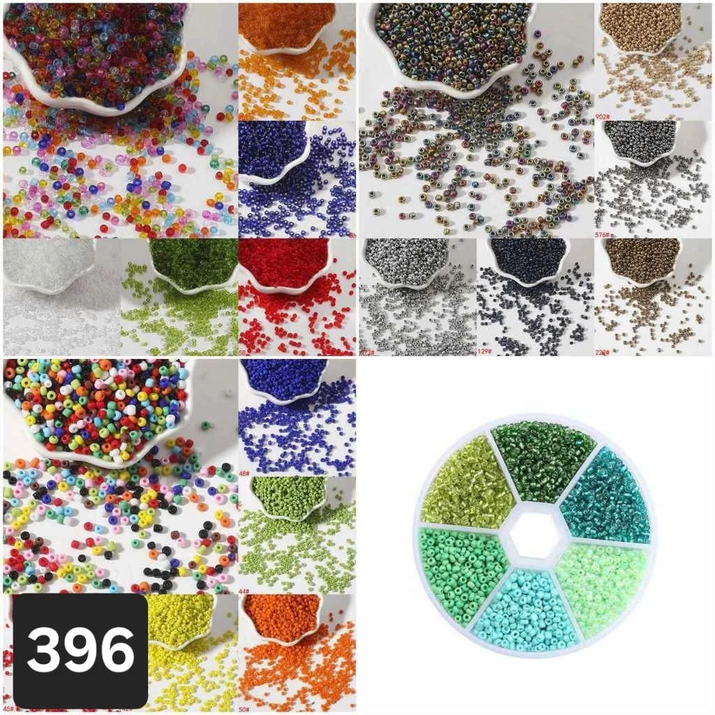 (20g)Hạt cườm nhựa 2mm, 3mm, 4mm, Nguyên liệu làm trang sức cổ trang, Nguyên liệu diy