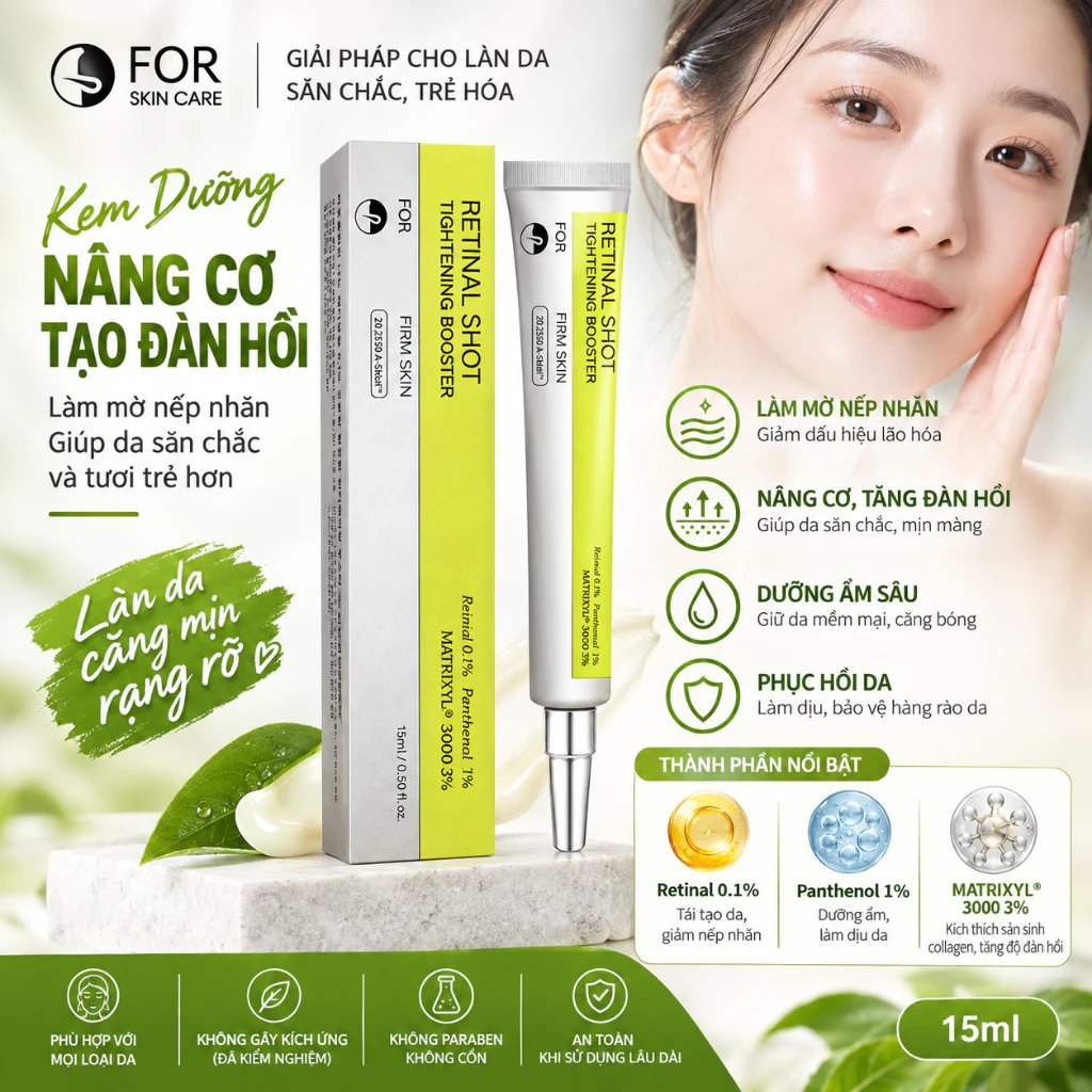 Celimax Kem TĂNG CƯỜNG SÁNG DA The VITA-A Retinal Shot Tightening Booster 15ml