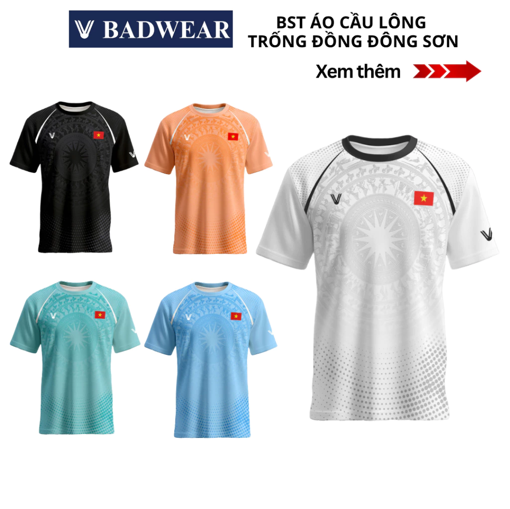 Áo Cầu Lông, Quần Cầu Lông Nam Nữ Chuyên Nghiệp Dùng Trong Tập Luyện Và Thi Đấu Cầu Lông CB9 - V Badwear