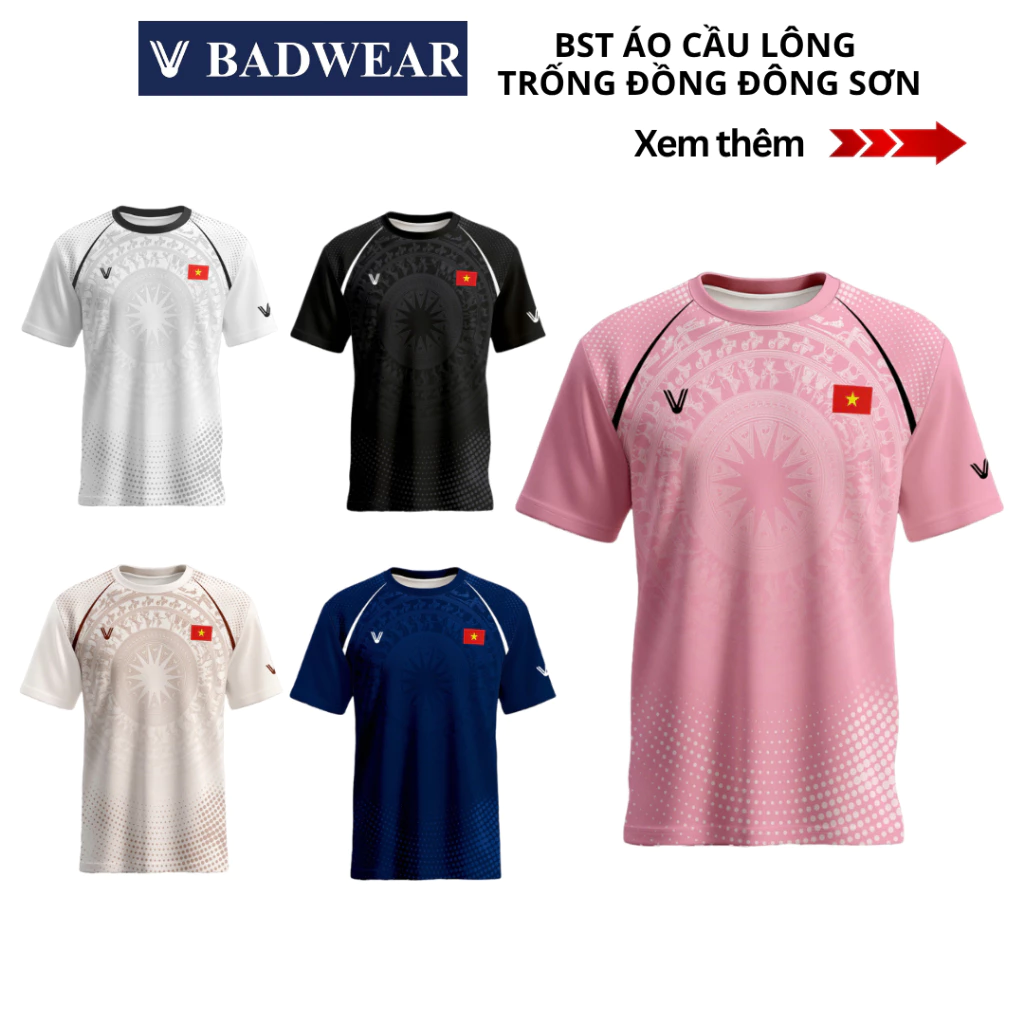 Áo Cầu Lông, Quần Cầu Lông Nam Nữ Chuyên Nghiệp Dùng Trong Tập Luyện Và Thi Đấu Cầu Lông CB9 - V Badwear