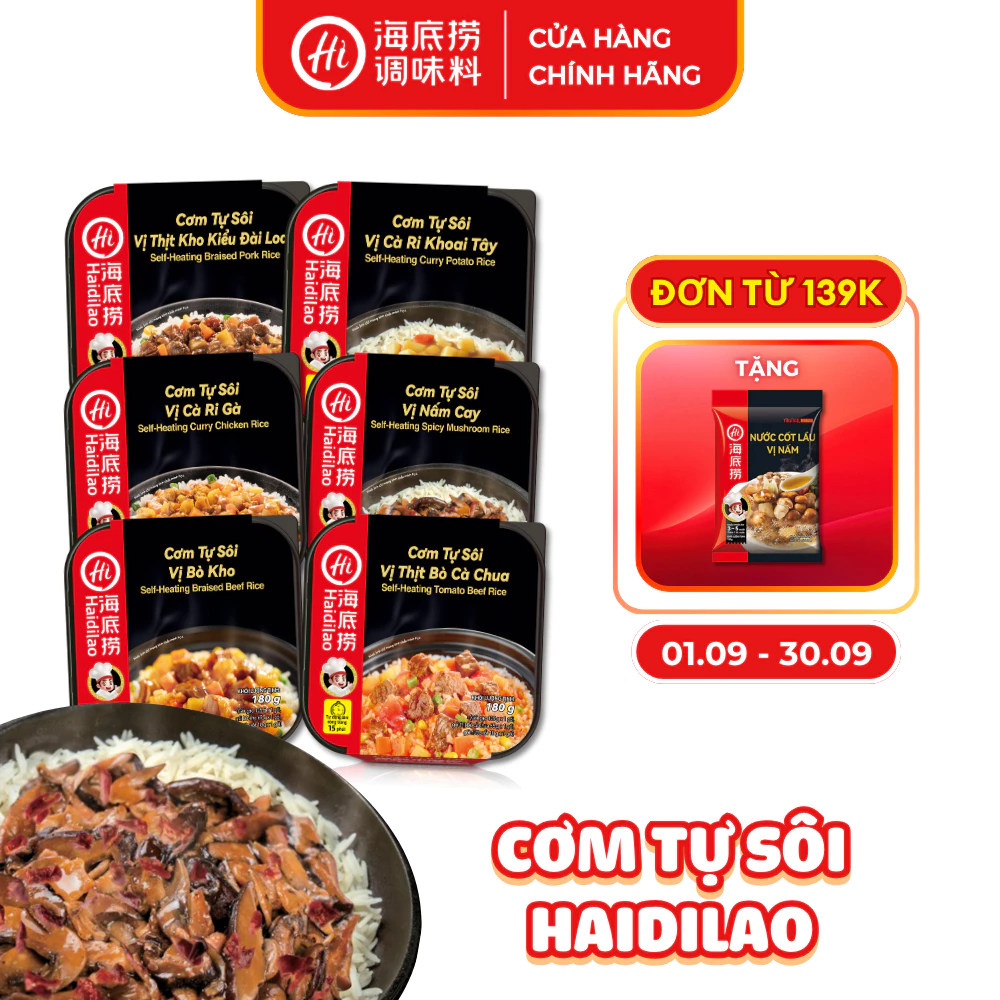 Cơm Và Lẩu Tự Sôi Haidilao Bữa Ăn Tiện Lợi Đủ Chất Cho Dân Văn Phòng, Sinh Viên