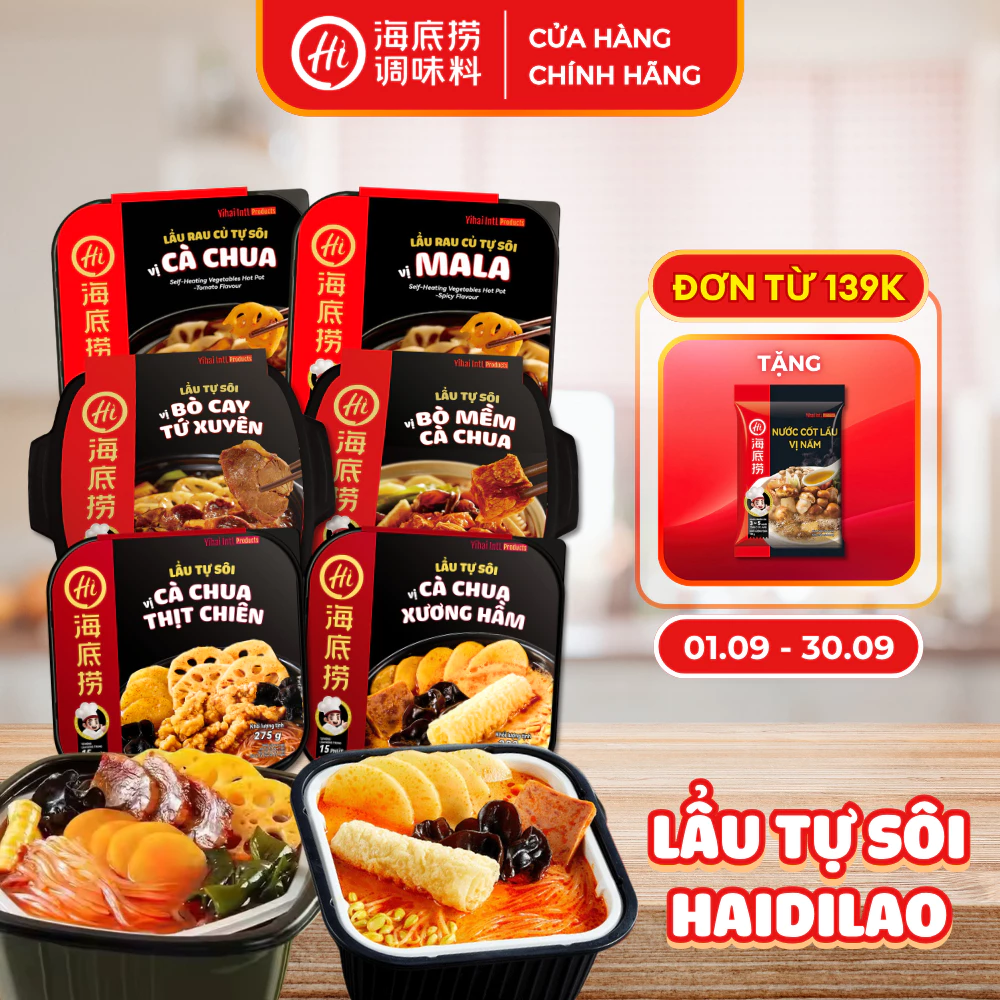 Lẩu Tự Sôi Haidilao Tiết Kiệm Hơn Khi Đặt Combo , An Toàn Tiện Lợi