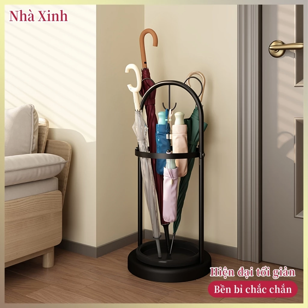 Kệ Để Ô Dù Hình Tai Gấu Khung Sắt Chống Gỉ Cho Gia Đình Văn Phòng Thiết Kế Tối Giản Cao Cấp Tiện Lợi