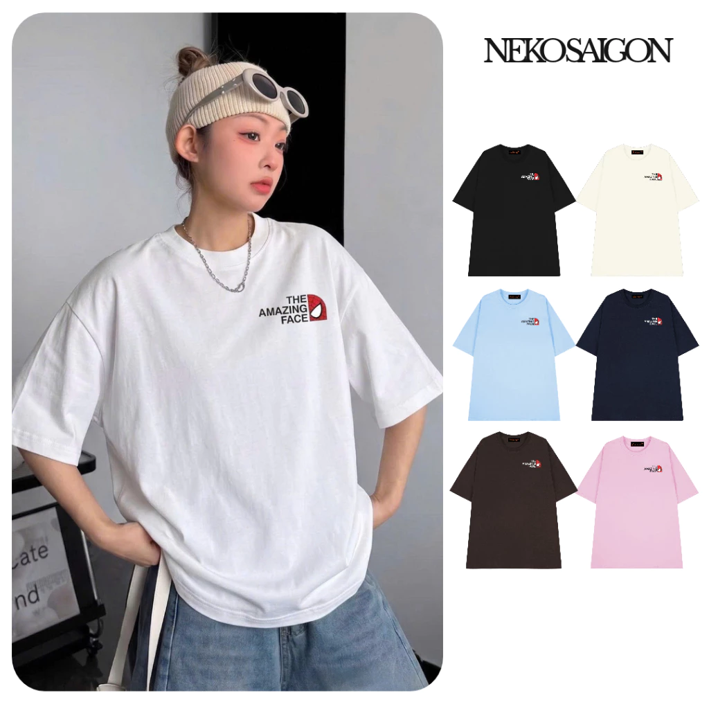 Áo thun tay lỡ form rộng unisex Neko.sg ATL582