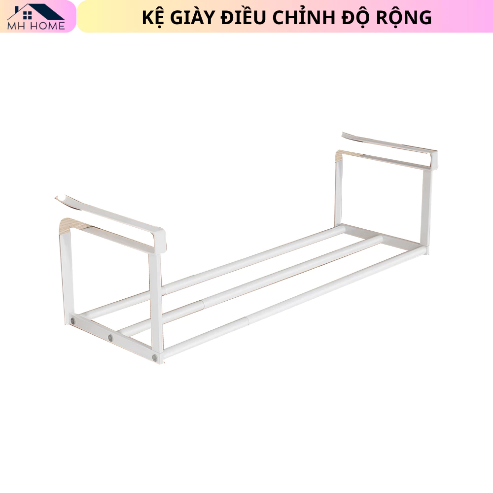 Giá Treo Tủ Giày Tiết Kiệm Không Gian - Vách Ngăn Tủ Giày Thép Không Gỉ Điều Chỉnh Độ Rộng Không Khoan Đục