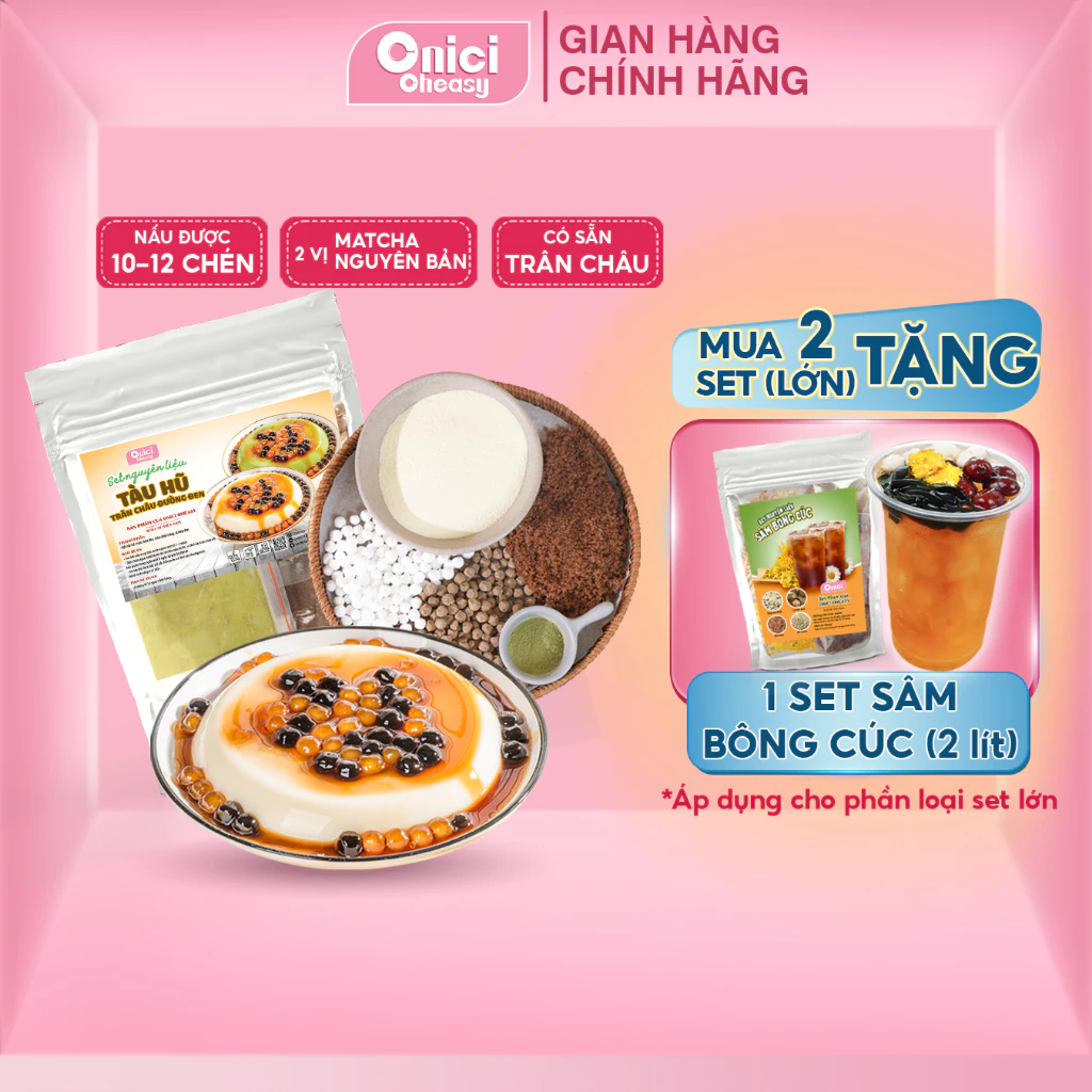 Set Tàu Hủ Trân Châu Đường Đen (SET 10 CHÉN)