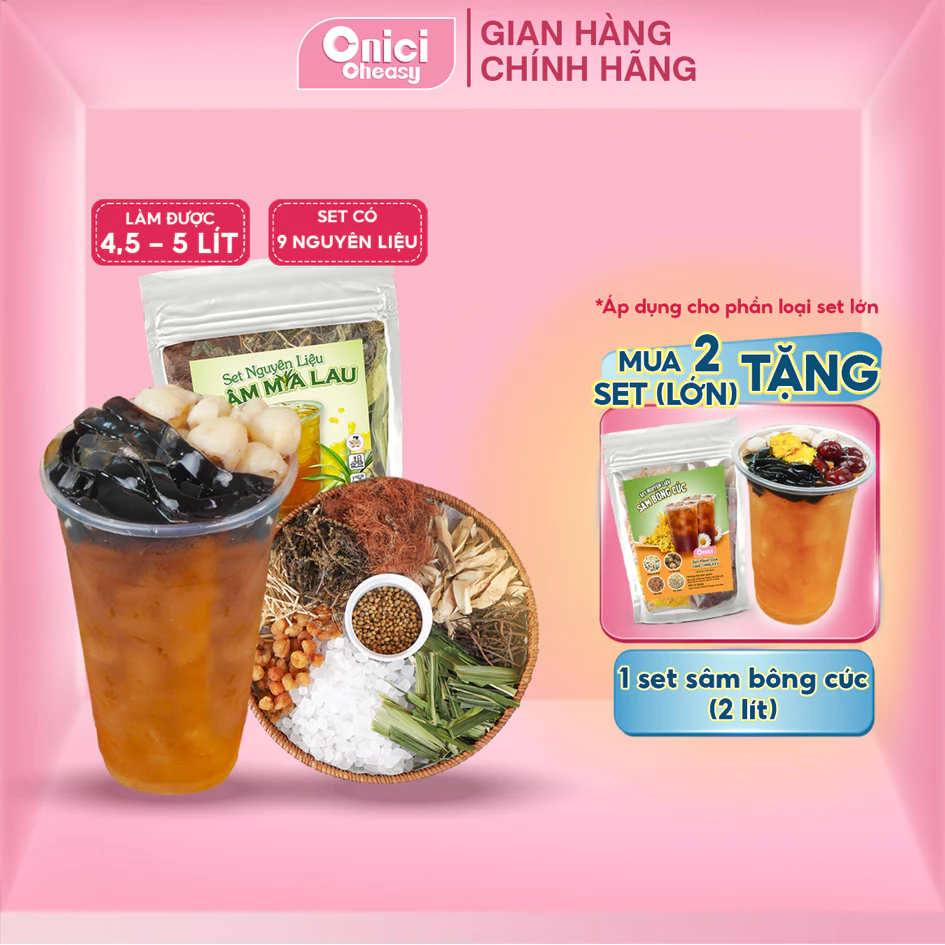 Set sâm mía lau ONICI nguyên liệu nấu 4,5 - 5 lít