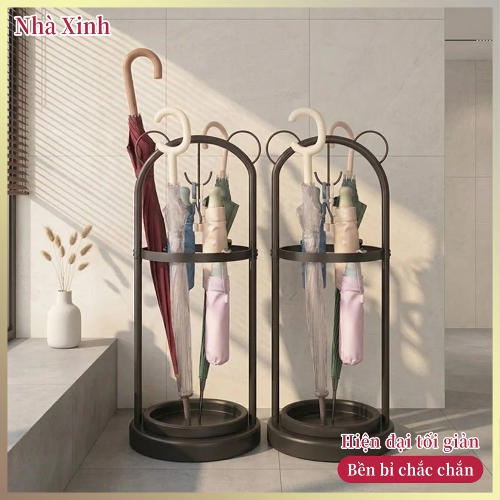 【MUA 1 TẶNG 1】Kệ Đựng Ô Dù Thông Thoáng Nhanh Khô Sơn Tĩnh Điện Dành Cho Quán Cafe Cửa Hàng Thiết Kế Tối Giản Tiện Lợi
