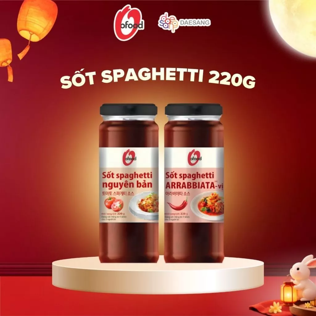 Sốt Spaghetti O'Food chai 220g