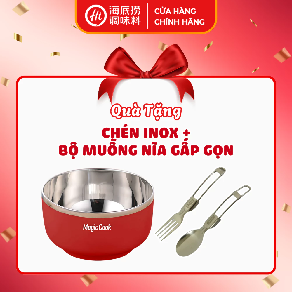 chén inox và 1 bộ muỗng nĩa ( hàng tặng không bán )