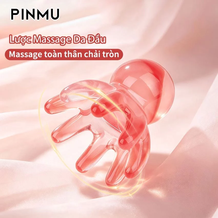 Dụng Cụ PINMU Bạch Tuộc 8 Chân Cầm Tay Massage Đầu Cổ Vai Gáy Thư Giãn Giảm Mỏi Tiện Dụng