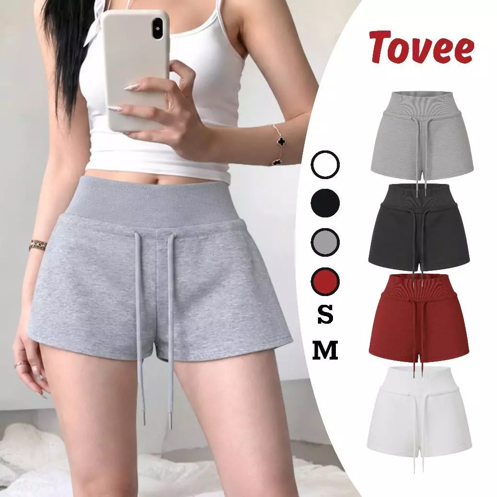 Quần SHORT CẠP CAO BẢNG TO Chất Nỉ Da Cá QU06, Quần Đùi Nắp Túi Tôn V3 Cho Mùa Hè Năng Động TOVEE